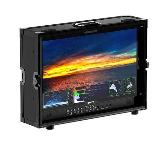 FM-U245HDR | Profesionální 24" UHD HDR field monitor s vysokým jasem, 4× 12G-SDI, nulovou latencí, automatickou AI kalibrací, včetně flight case a VESA stativového adaptéru (2)