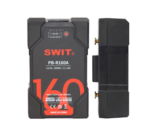 PB-R160A – profesionální robustní baterie 160 Wh s Gold Mount, určená pro vysoké zatížení a dlouhodobý provoz (1)